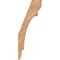Ekena Millwork 5 1/2"W x 8"D x 20"H Olympic Smooth Knee Brace, Western Red Cedar BRC06X08X20OLY00SWR - alternate 3